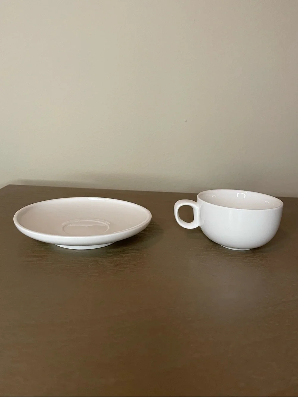 Crate&Barrel porcelain cup and saucer set